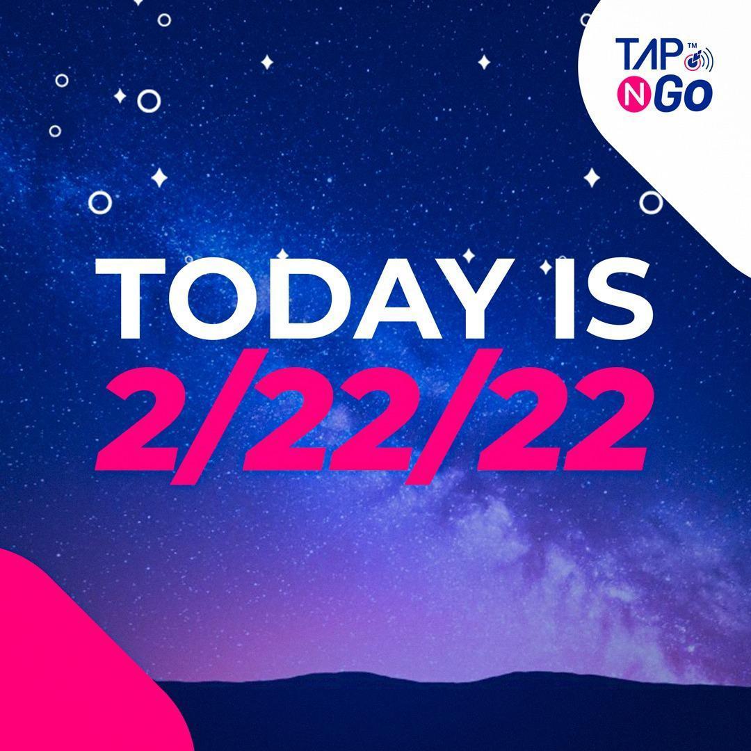 Happy TWOsday, everyone! ✨

February 22, 2022, is a palindrome day or a date that can be read the same way backward or forward. 

May this special day bring you the happiness that you deserve!

#tapngo #idtapthat #cashless #contactless #cardless #createbetterexperiences