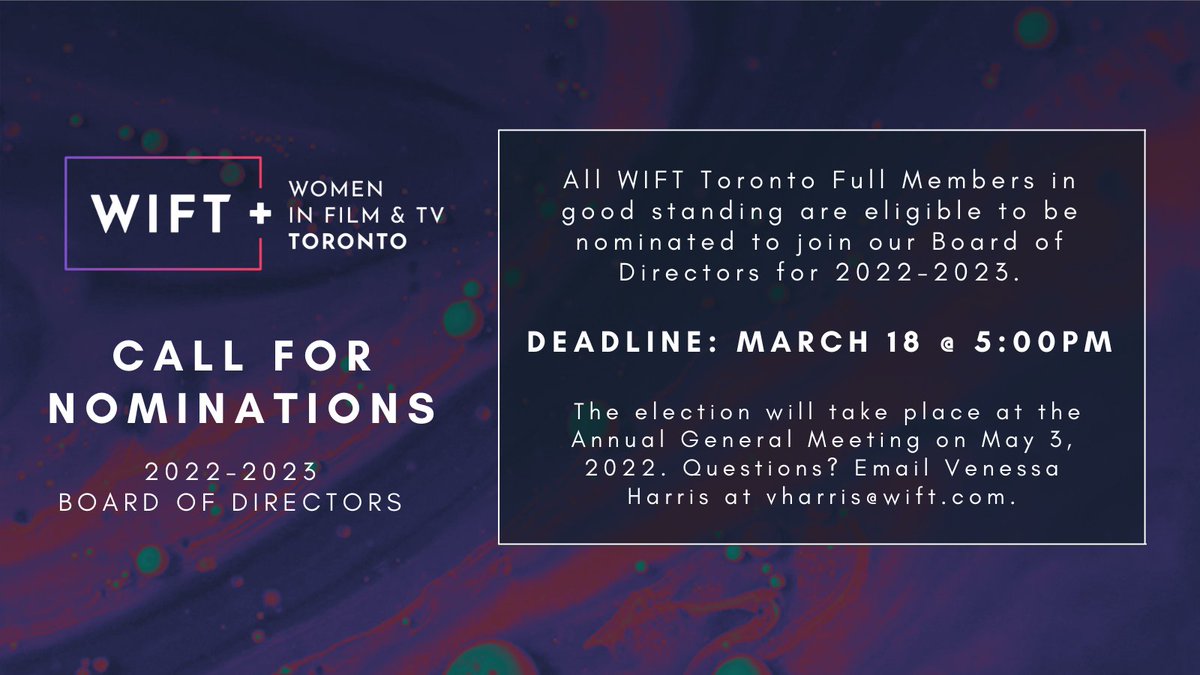 WIFT's tweet photo. Join our Board of Directors! Nominate someone (or yourself) by March 18, 2021. Check our website for more details on how to apply: https://t.co/dtHBs0mkXy https://t.co/mMjUuQUKXe