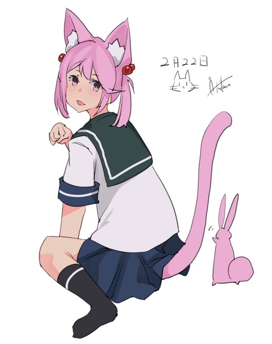 「cat day kemonomimi mode」 illustration images(Latest)