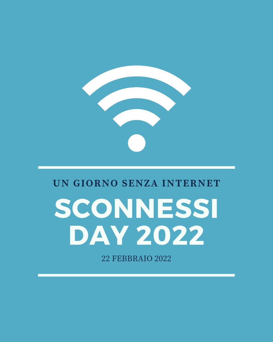 UN GIORNO SENZA INTERNET: dalle 20.30 alle 21.30!!!

Oggi è la giornata mondiale della S-connessione da Internet, chiamata #sconnessiday. Questa proposta, o meglio la sfida, pone al centro della discussione il problema della dipendenza dalla Rete.