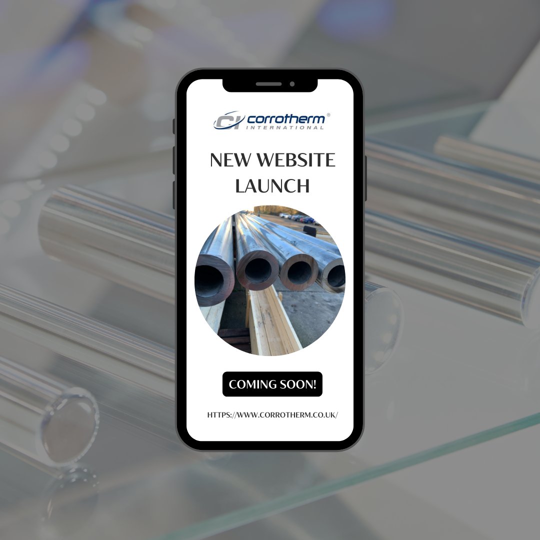 Corrotherm's tweet photo. Our #newwebsite is coming soon!
Our goal with this new website is to provide our visitors an easy to use, information-rich portal with accurate and detailed information on #Inconel alloys, #Incoloy alloys, Monel alloys and other #nickelalloys and manufacturing industry updates. https://t.co/7sLyF3Va6t