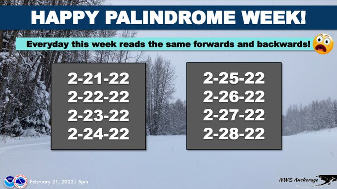 Happy #PalindromeWeek