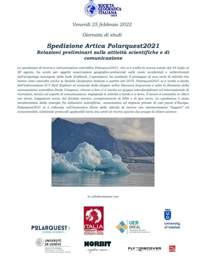 📌 25 febbraio 2022 
Giornata di studi 📚
"Spedizione Artica Polarquest2021" ❄
🕣 ore 9,30 
presso la <a href="/SGI_1867/">Società Geografica Italiana</a> 🗺

Per seguire l'evento da remoto collegarsi al seguente link ⬇️
teams.microsoft.com/dl/launcher/la…

<a href="/UniEuropeaRoma/">Università Europea di Roma - UER</a> 
#Polarquest2021 #spedizione #giornatadistudi #artico