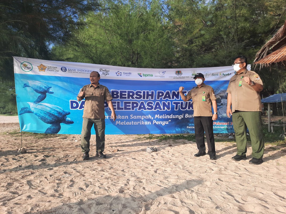 Bpdashlka's tweet photo. Aksi Bersih Pantai dan Pelepasan Tukik dalam Rangka Hari Peduli Sampah Nasional
"Membersihkan sampah, melindungi bumi, melestarikan penyu"
21.02.2022 di Pantai Pasie Jalang, Lhoknga, Aceh Besar
#kehutanan https://t.co/vXXEvrDIpj