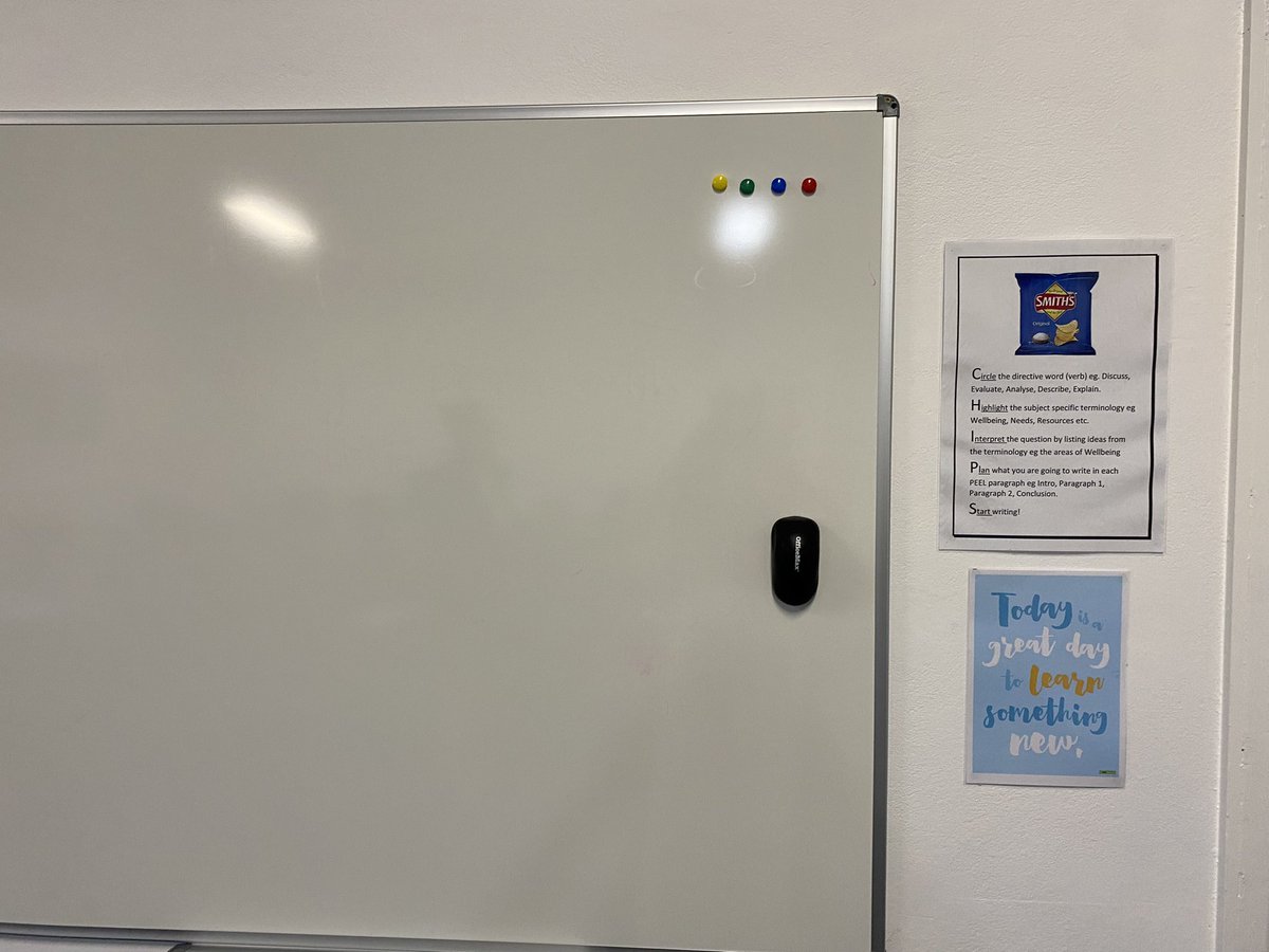 KellyRobinsonPE's tweet photo. We’ve finally been given a senior PDHPE and CAFS room, so my HoD and I have been on Canva for days making resources! Need some more ideas because we have so much wall space! https://t.co/MhNCbiai0N