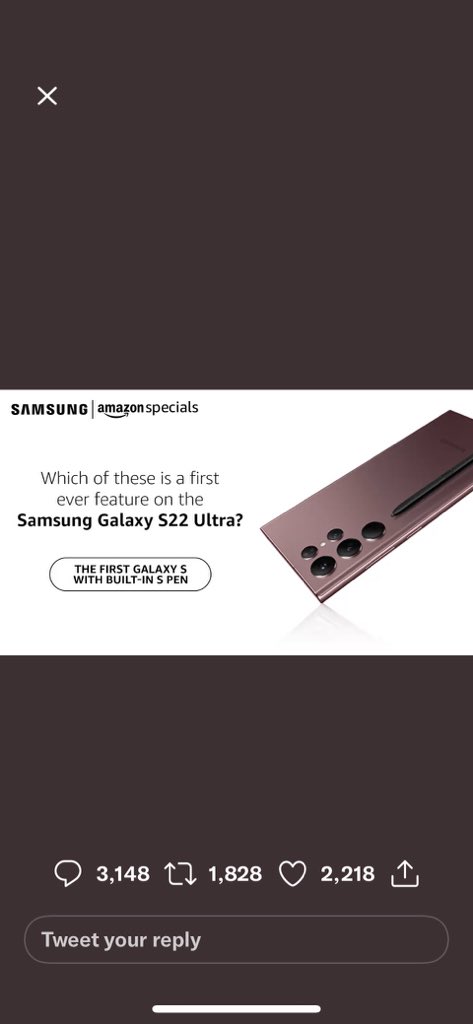izhan_shareef's tweet photo. #SamsungGalaxyS22UltraOnAmazon https://t.co/Ufvsyr3CIO