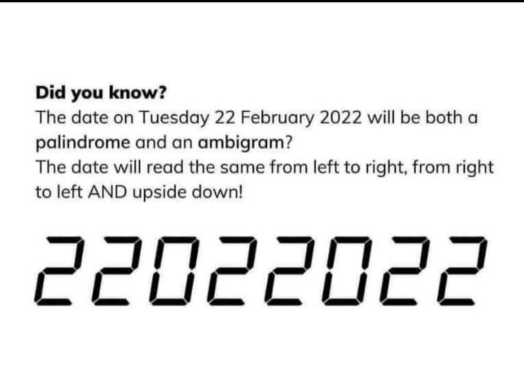 mrsjenhb's tweet photo. Weโve been talking about this up coming date as a class since we noticed how lovely 2.2.22 lookedโฆhalf term for us but fun fact to share for anyone who is in this week #mathsgeek https://t.co/6Lv68Iyd0H