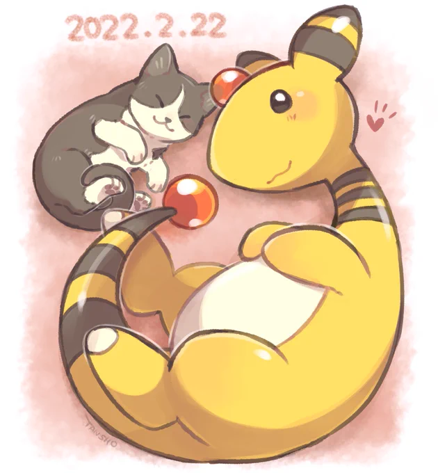 #猫の日 のデンリュウ💛 
