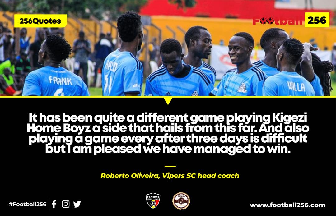 PulseSportsUGA's tweet photo. #Football256 Update

@VipersSC went and picked up a win from as far as Kabale 🌨️🏔️ against @HomeBoyzFC 

#256Quotes #StanbicUgandaCup https://t.co/dU9McVNMPz