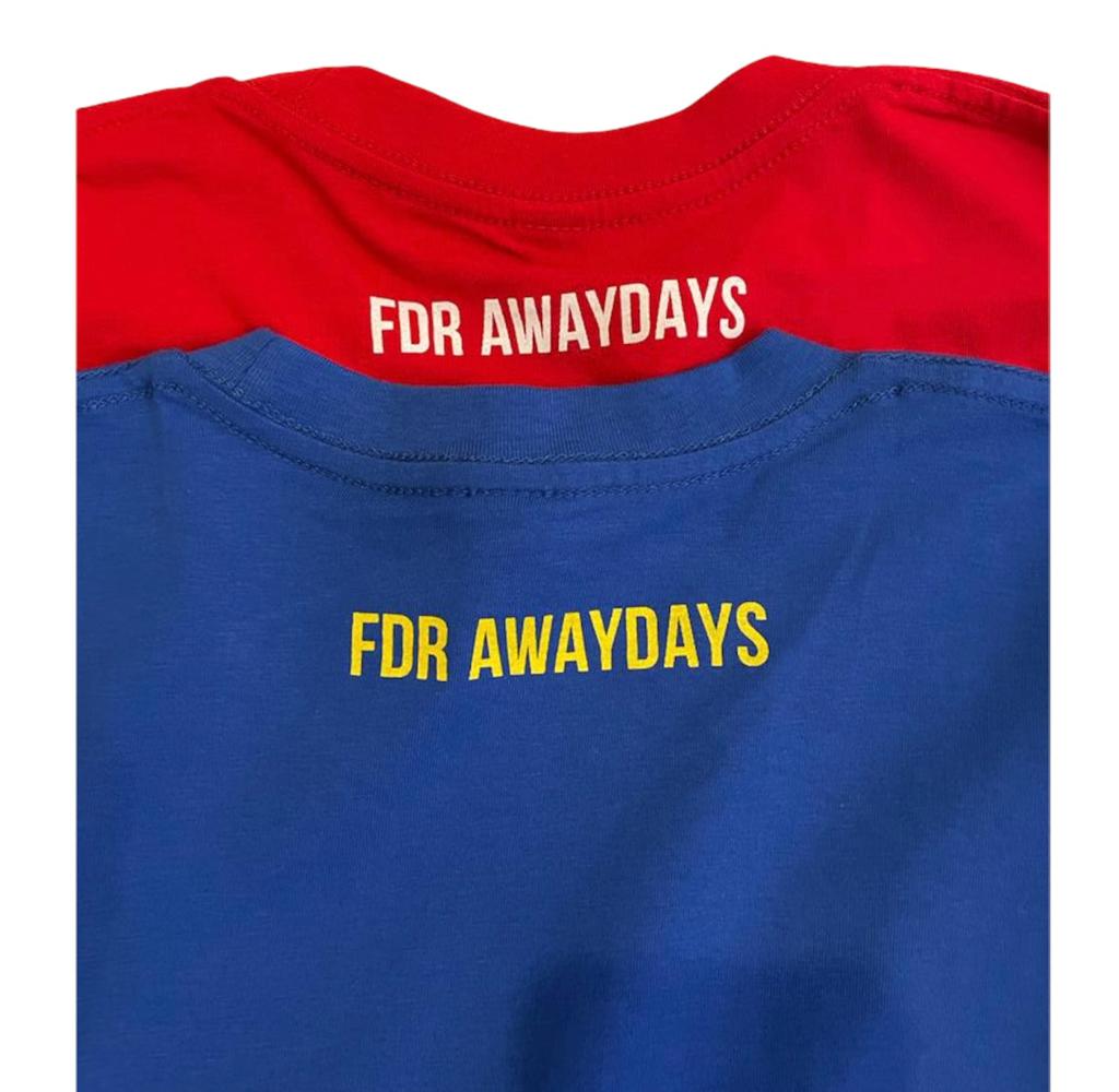 fdr_clothing's tweet photo. 🚨GIVEAWAY🚨

Awayday t-shirts launching Thursday 7 pm.

BUT...

We are giving you a chance to win 1...🆓

Simply:
• Retweet
• Follow us @fdr_clothing 
• Tag a mate

Closes 17:00 Thursday &amp; 1 lucky winner drawn at random (choose your colour) https://t.co/MUhz73ksEa
