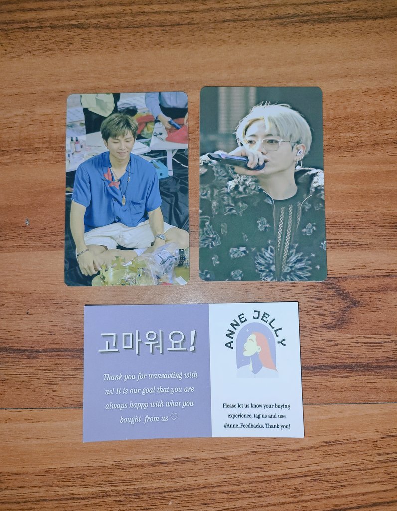 pinkmaknae13's tweet photo. my bbs π¨π°
thank you so much @AnneJellyPH for my namkook holiday special box gifts 1 & 7 photocards π #Anne_Feedbacks https://t.co/3n2Oi1Xnxu