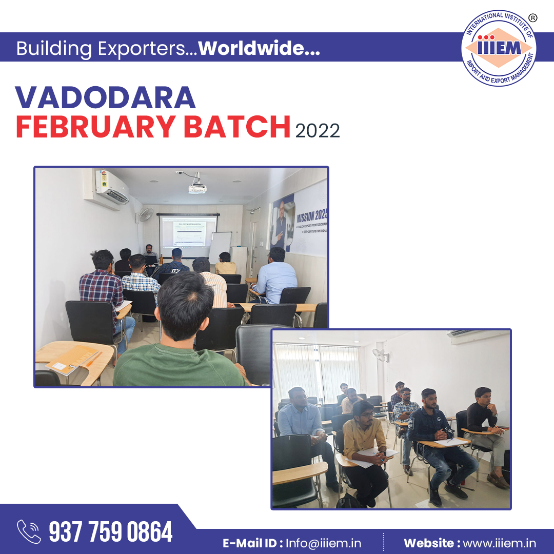 February 2022 Batch on Export Import Management at  Vadodara. iiiEM Thankful to Each one of them for believing and trusting us.

#exportimportinstitute #exportimportcourse #learnexportimport #exportimportbatch #iiiem