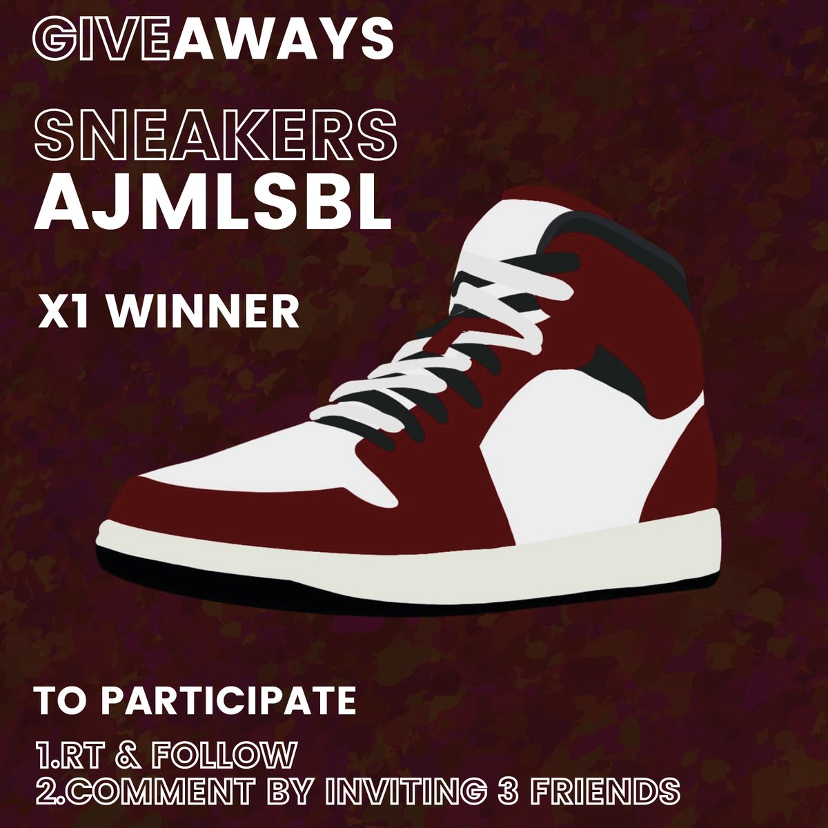 ElrondSneakers's tweet photo. 📢GIVEAWAY👟

Try to win a SNEAKERS AJMLSBL ! 1 winner 🏆

How ? 

RT, Follow &amp; Comment by inviting 3 friends 

TIRAGE : 06 Mars. 2022 19h00 UTC 

#ElrondSneakers #Elrond #Giveaway #NFT #ESNEAKERS #ElrondNFTs #Maiar #EGLD https://t.co/QfsLb67L10