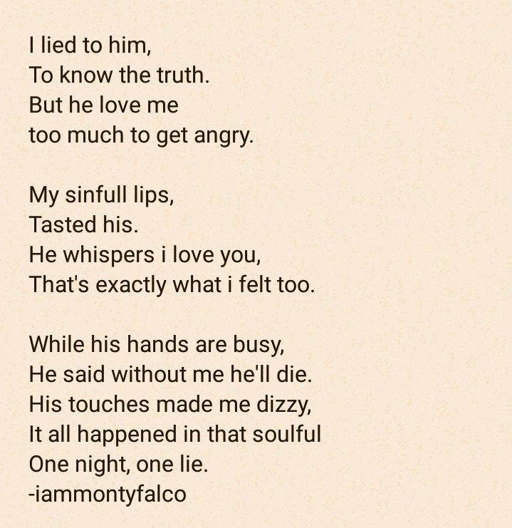 iamMontyfalco's tweet photo. Do you remember how we fist fell in love with Brandon and Avon before Royce and Sky? Here's a poem about it.
#JonaxxONOL
#OneNightOneLie
#JslPoet https://t.co/Fudt3F1A5X