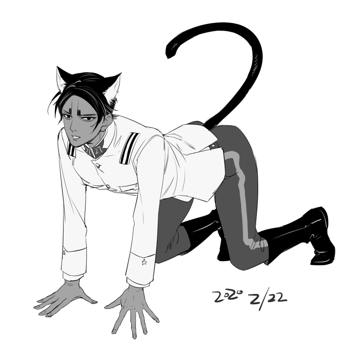 ネコ化はあんまり描いてなかった ※過去絵 