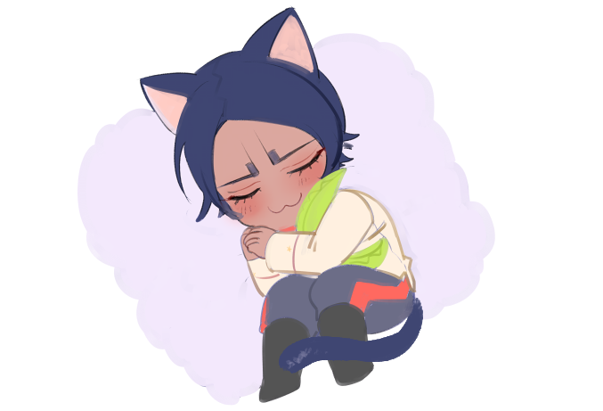 ネコ化はあんまり描いてなかった ※過去絵 