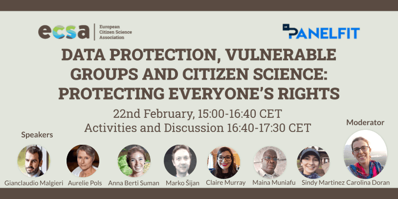 EuCitSci's tweet photo. Still time and places to take part in this webinar jointly organised by #ECSA and #Panelfit.
Program and registration here: https://t.co/QLtSIf6jpn https://t.co/OmeqDkQ4l9