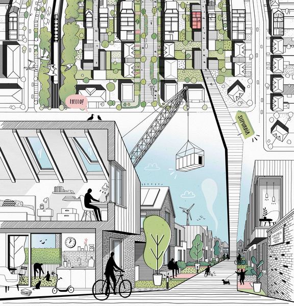 HTADesignLLP's tweet photo. A great new report from @CreateStreets published today.  #CreateMews by @SCP_Hughes

@bswud  generously acknowledges our #Supurbia contribution to their policy proposal here: 
https://t.co/WGP5bMk8yx https://t.co/IujDHc1t9y