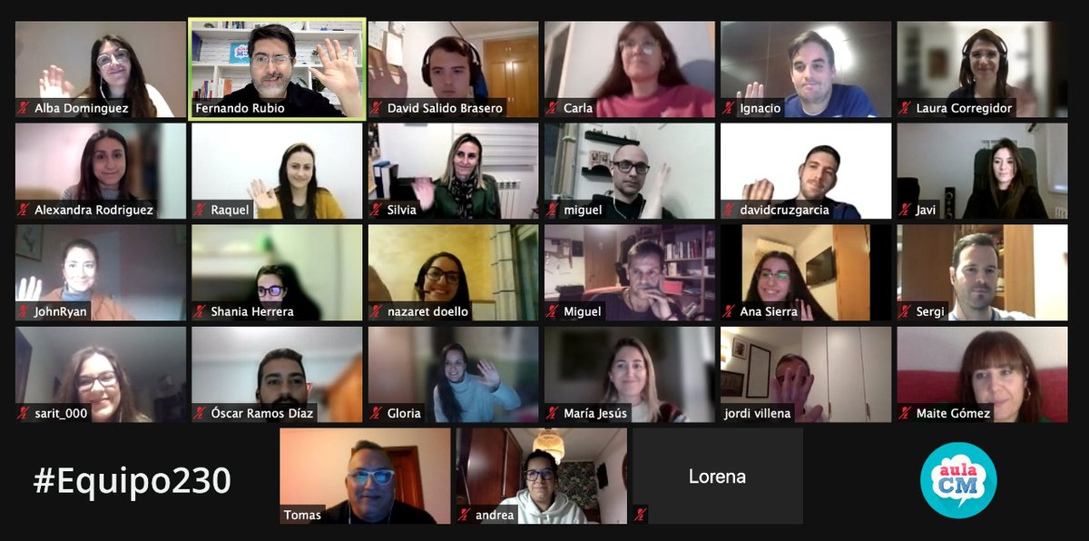 tigertothemoon's tweet photo. 🌞¡Buenos días!🌞

Con esta foto del equipo de #TigerToTheMoon deseamos que comencéis el día con mucha energía 💪

¡Qué ganas de crear proyectos juntos!

#Equipo230 @aulaCM https://t.co/wxYTixERDG