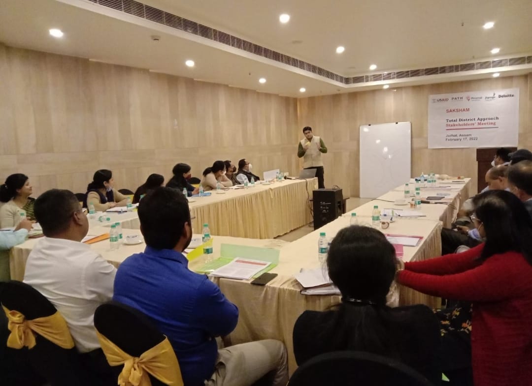 Multi stakeholders meeting with special focus to MNCH, 17.2.2022 was conducted by Saksham in coordination with NHM, HLFPPT,ABITA,CINI,FOGSI,Rotary Club, AYUSH,Labour Wlfr Deptt in support from 
<a href="/usaid_india/">USAID India</a>,
<a href="/Jhpiego/">Jhpiego</a>,
<a href="/PomiBaruah/">Pomi Baruah</a> 
<a href="/nhm_assam/">NHM_Assam</a> 
<a href="/JenitaKh1/">Jenita khwairakpam</a>
<a href="/PiramalS/">Piramal Swasthya</a>
<a href="/Path/">Path</a>
<a href="/Delloite/">Matthew</a>