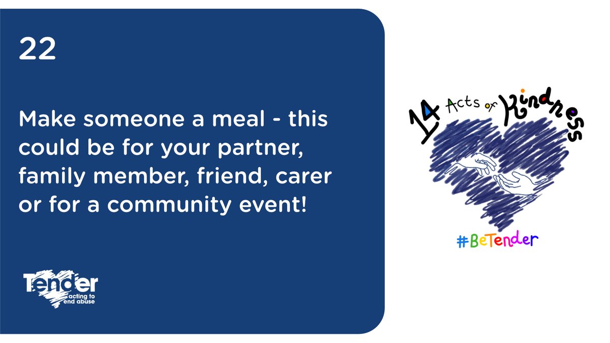 TenderUK's tweet photo. The @TenderUK team are getting our aprons on today for #14ActsOfKindness Challenge, and making meals for our ourselves, friends, family and/or communities! Food is kindness to the body and soul, so why not #BeTender and make a delicious dish today? https://t.co/IzcWVijfGh
