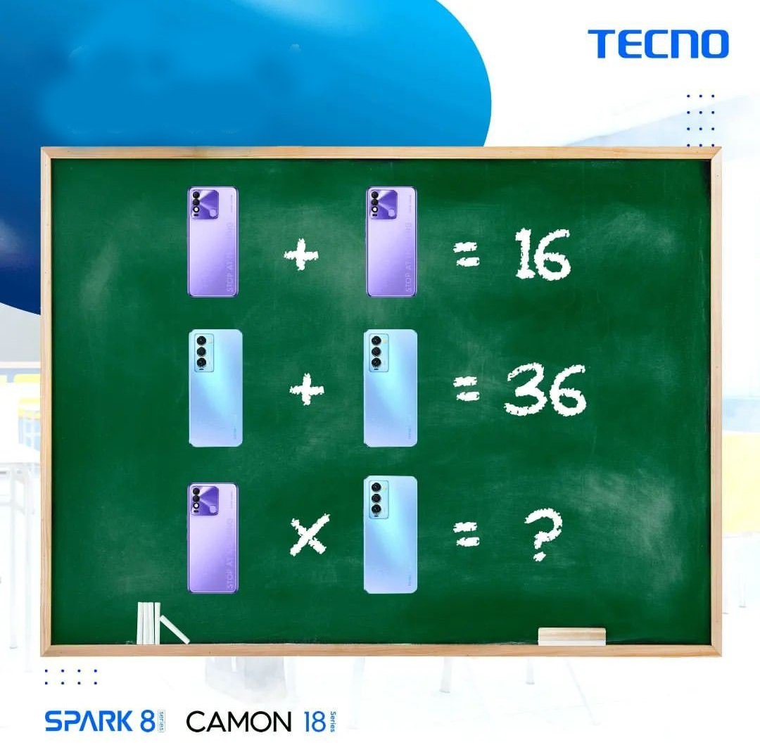 TECNOMobileCM's tweet photo. @TECNOMobileCM Calculez et dites-nous la bonne réponse🧐.
𝘖𝘯 𝘯𝘦 𝘴𝘢𝘪𝘵 𝘫𝘢𝘮𝘢𝘪𝘴😎, 𝘷𝘰𝘶𝘴 𝘱𝘰𝘶𝘳𝘪𝘦𝘻 𝘦̂𝘵𝘳𝘦 𝘭'𝘩𝘦𝘶𝘳𝘦𝘶𝘹 𝘨𝘢𝘨𝘯𝘢𝘯𝘵 𝘥𝘦 𝘤𝘦𝘵𝘵𝘦 𝘴𝘦𝘮𝘢𝘪𝘯𝘦.
𝗡'𝗼𝘂𝗯𝗹𝗶𝗲𝘇 𝗽𝗮𝘀 𝗱𝗲 #𝗟𝗶𝗸𝗲𝗿 𝗲𝘁 #𝗣𝗮𝗿𝘁𝗴𝗲𝗿
#TECNOFunTime https://t.co/Lecpue1d8u