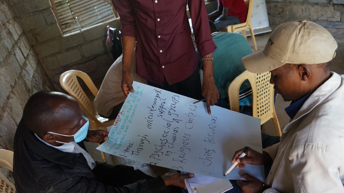 TheActionKenya's tweet photo. Last week, the Ibuka program ran a male community change agent 2-day training. The activity created awareness of the prevailing gender-based violence against women and girls with disabilities. It also unpacked the #negativestereotypes and attitudes that exist.
#GBV #EndViolence https://t.co/6CE7w5bqLa