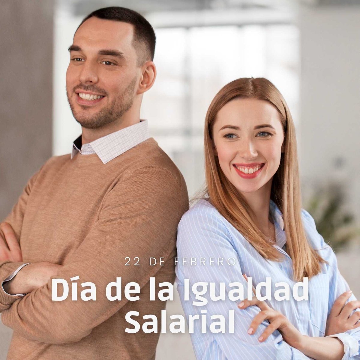En el #DiadelaIgualdadSalarial nos sumamos a la reivindicación de la #igualdad de género dentro de la #empresa.
Seguimos defendiendo que tanto los hombres como las mujeres están altamente capacitados y cualificados, de la misma forma, para llevar a cabo sus tareas diarias.