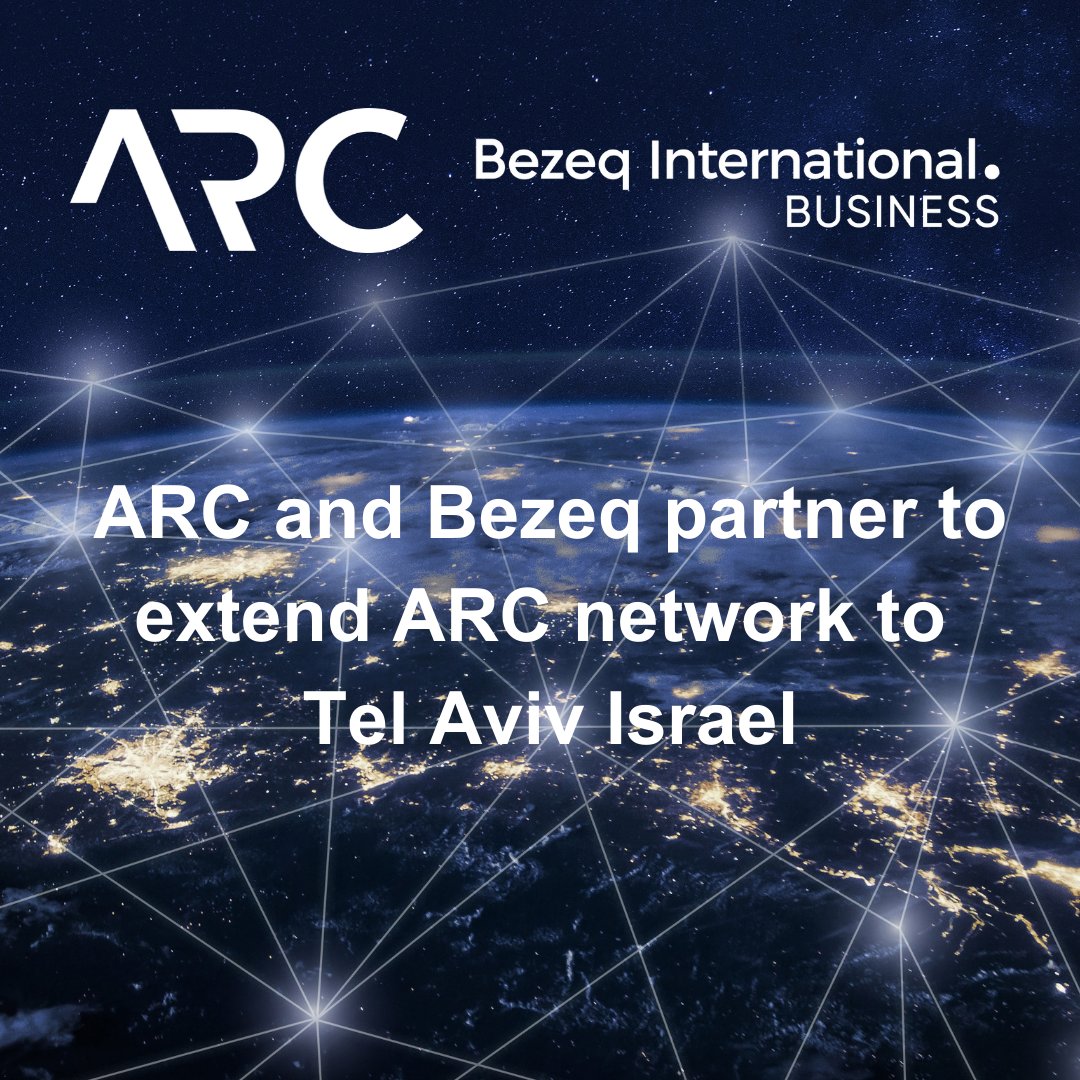 ArcSolutions_'s tweet photo. We are excited to announce our partnership with #Bezeq International to extend our network to Israel. Our customers and partners can now access #Israel and #Europe through a unique route over our regional network.
Read more - https://t.co/3UzoH1utME https://t.co/pkIzZf926e
