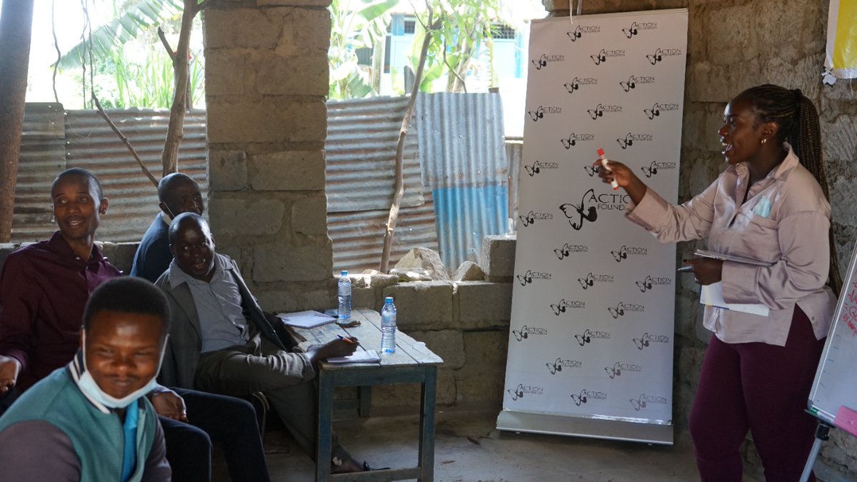 TheActionKenya's tweet photo. Last week, the Ibuka program ran a male community change agent 2-day training. The activity created awareness of the prevailing gender-based violence against women and girls with disabilities. It also unpacked the #negativestereotypes and attitudes that exist.
#GBV #EndViolence https://t.co/6CE7w5bqLa