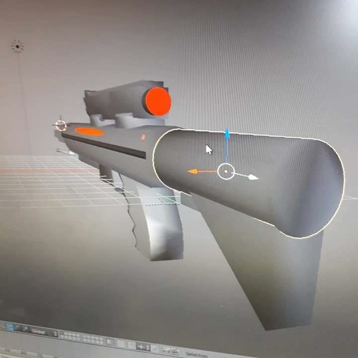 shadowdr32's tweet photo. A Sniper Rifle I made on Blender.
#blender #3Dmodeling #GameDesign #Gaming #SniperRifle https://t.co/8mWWOZmgzS