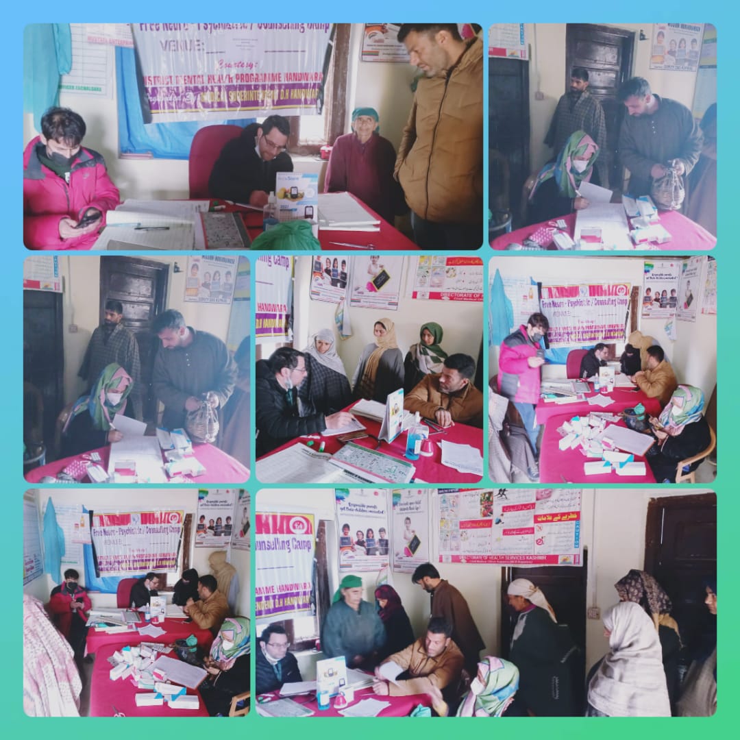 District Mental Health Program Conducted Free Neuro Psychiatric Camp cum Counseling session to Patients at H&amp;WC Rajpora , Block Zachaldara under NMHP. <a href="/HealthMedicalE1/">Health & Medical Education Department J&K</a>
<a href="/yasinc_ias/">Yasin M. Choudhary</a> @DhskKashmir <a href="/DhskNhm/">NCD, NHM, Kashmir Division</a>