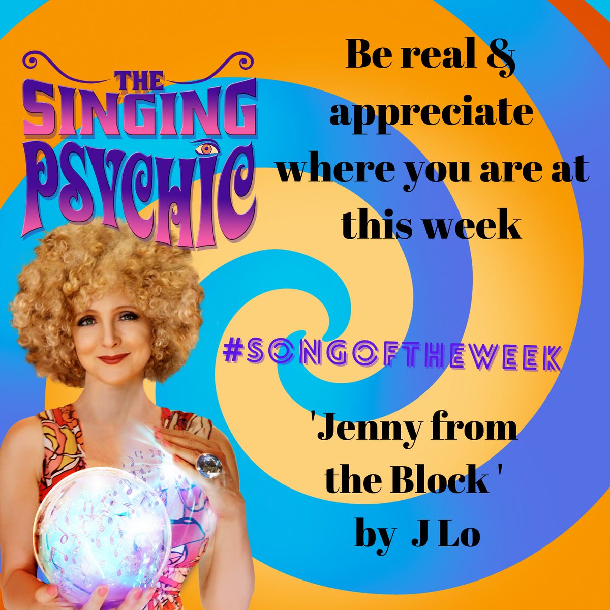 singpsychic's tweet photo. Jenny from the Block by J Lo is #SongOfTheWeek
Be appreciative where you are at in your life journey, ignore the haters &amp;  be real. Enjoy fabulous you!
New podcast up #SingingPsychic #horoscope #psychic
Link to full podcast 
https://t.co/B14AbMEpH5 https://t.co/qPzwbXcvdW