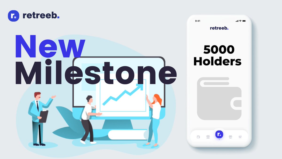 retreeb_io's tweet photo. We are excited announce that we hit another special milestone. Today, we just reached over 5000 holders !

Thank you everyone for spreading the good word !💙

And the best part is, this is just the beginning 🙌

#wearebuildingtogether #$Treeb https://t.co/rD4BLeWctM