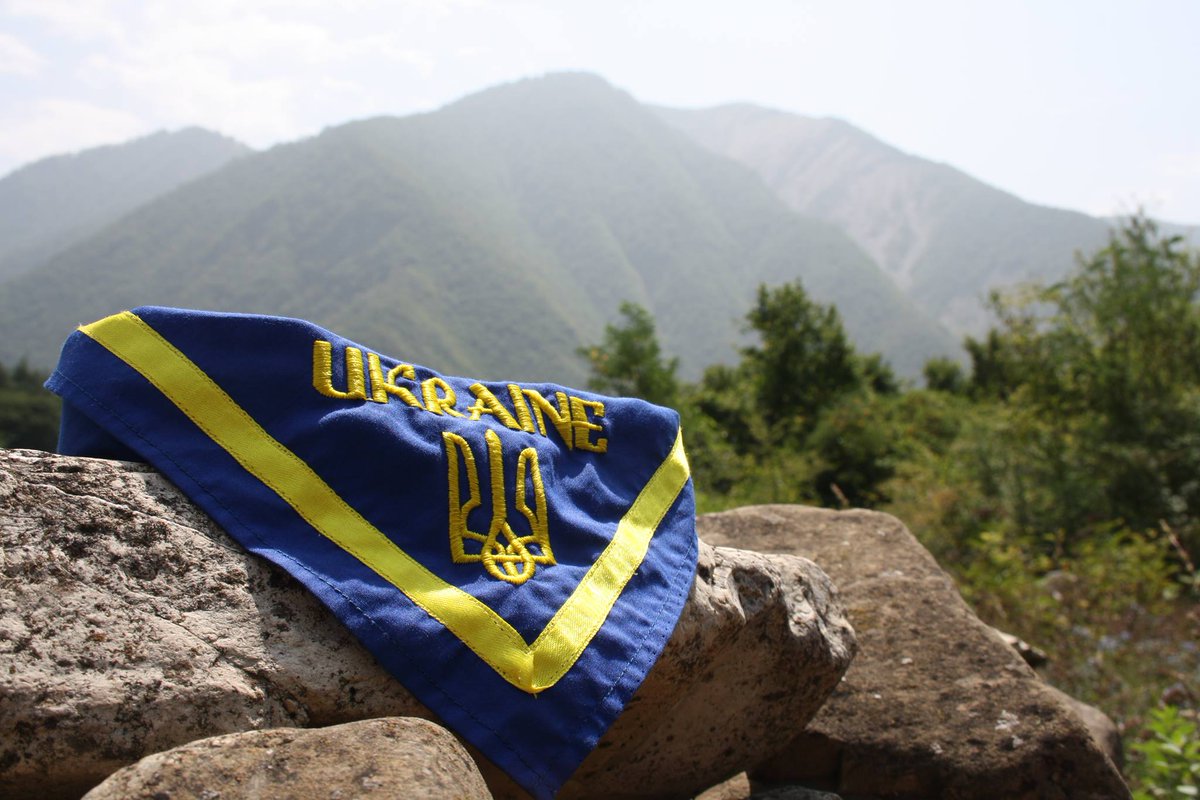 skaut's tweet photo. Every year on 22 February, Scouts around the world remember the role of Scouting in creating a better world and in peace building. It is a day of joy. This 22 February, however, is a sad day. Our thoughts are with the Scouts, and all people, of Ukraine. https://t.co/XEUJfPzg1L