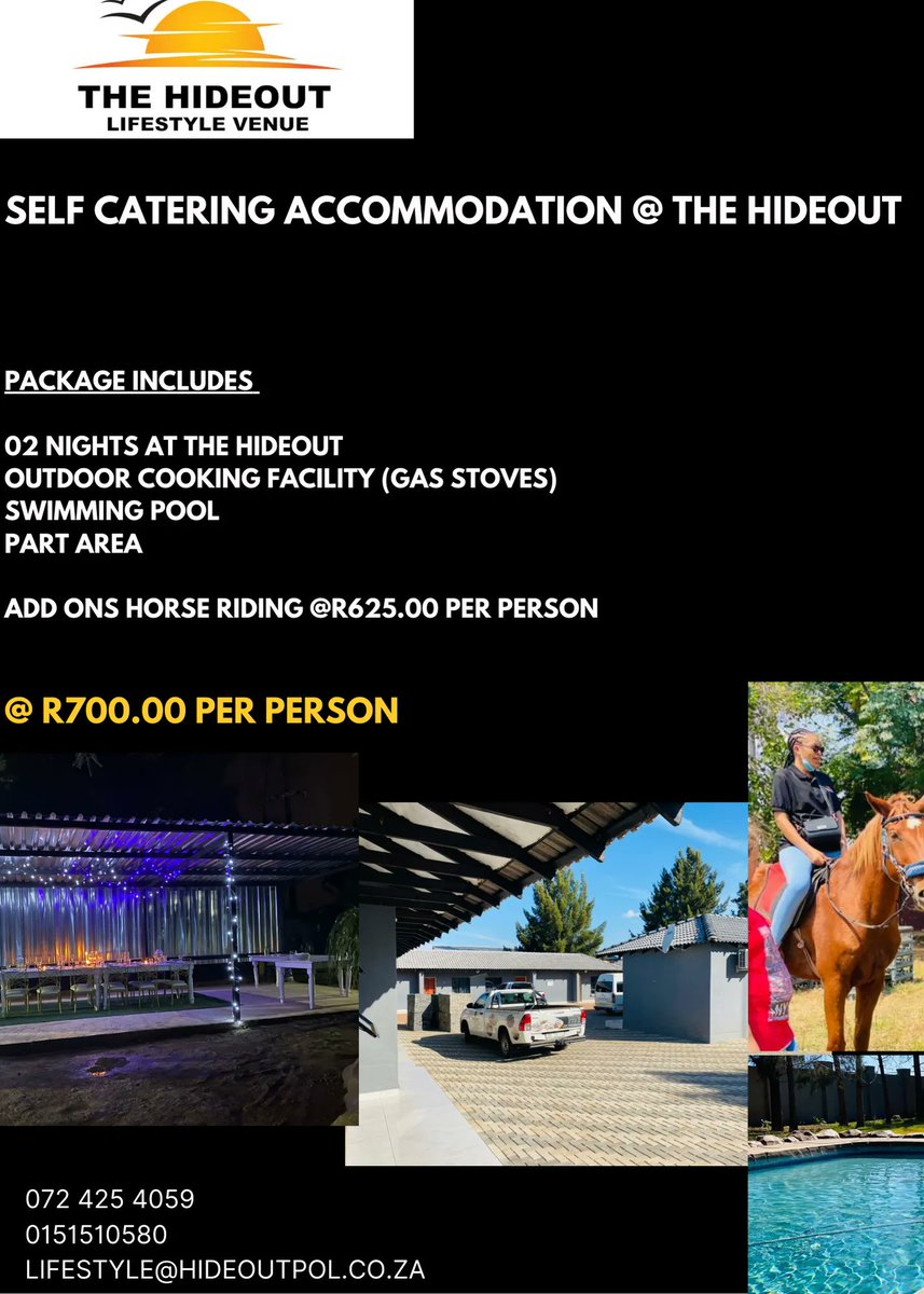 Hideout lifestyle venue/lodge (@hideout_lodge) / Posts / X