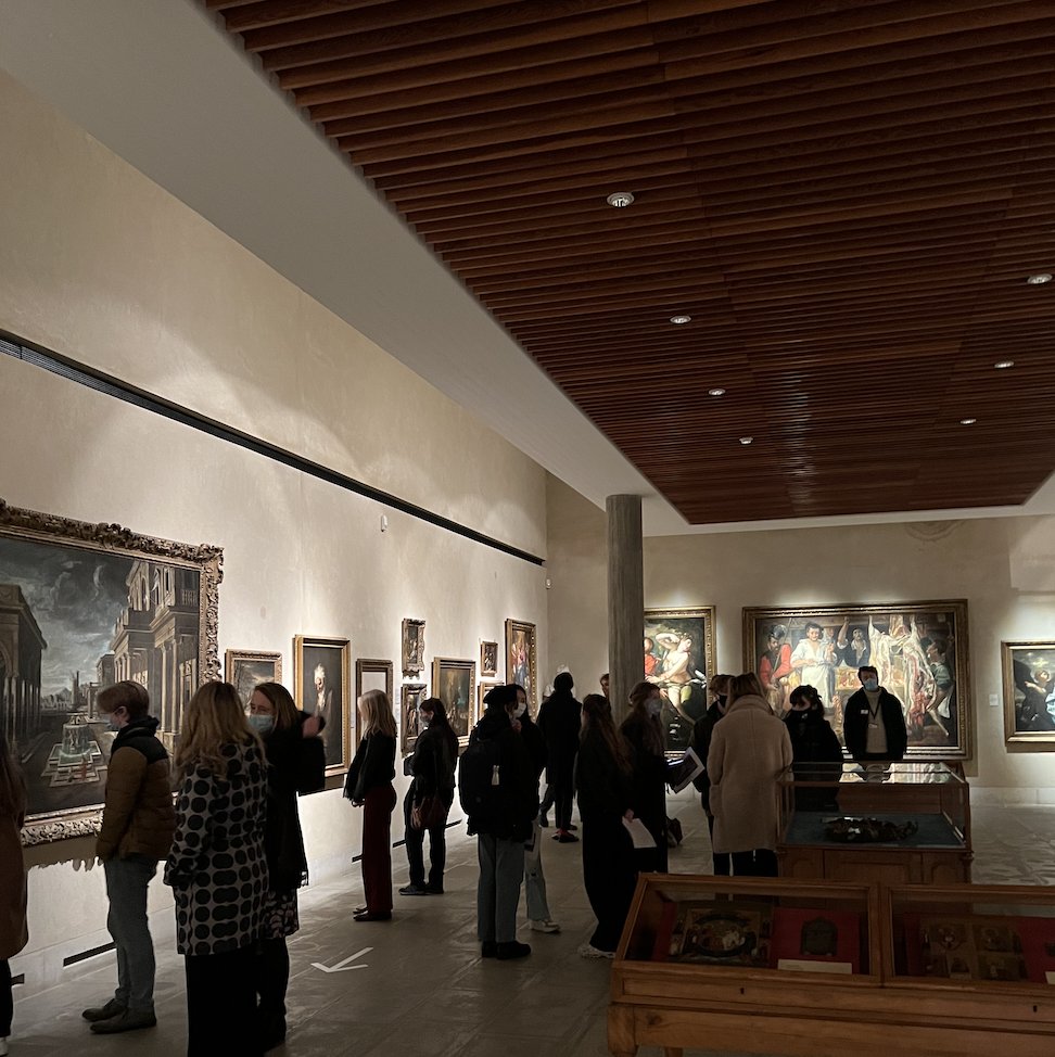 ChCh_Oxford's tweet photo. It's Arts Week at Christ Church and all week we will be  celebrating arts in the House and our talented Ruskin artists. To kick off, here are a few photos from Friday's launch event in the Picture Gallery. https://t.co/2r0qgfyFk9