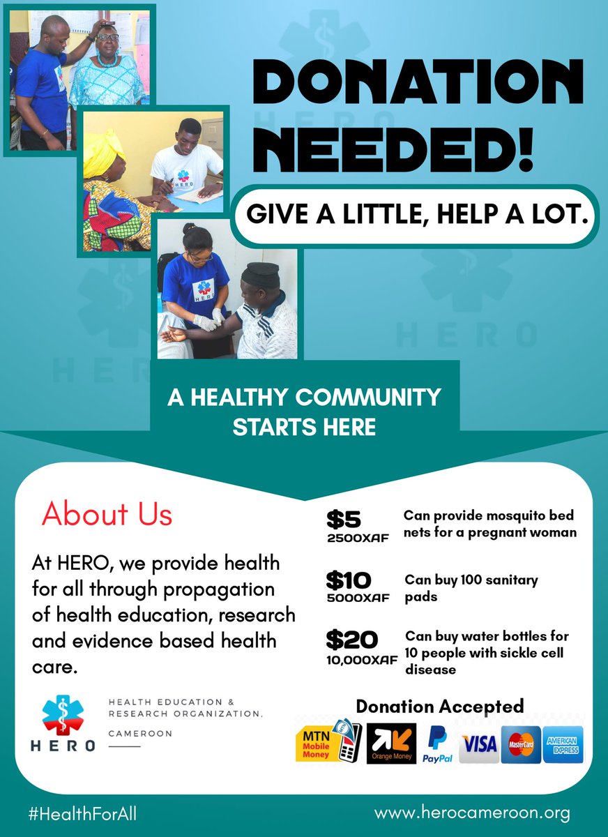 Sometimes when we are generous in small, barely detectable ways it can change someone else's life forever.
Margaret Cho

Click for a donation

MTN Mobile Money: Orange Money: lnkd.in/e8wivDy9  

Credit Card or PayPal : lnkd.in/dzTy542

#GivingTuesday