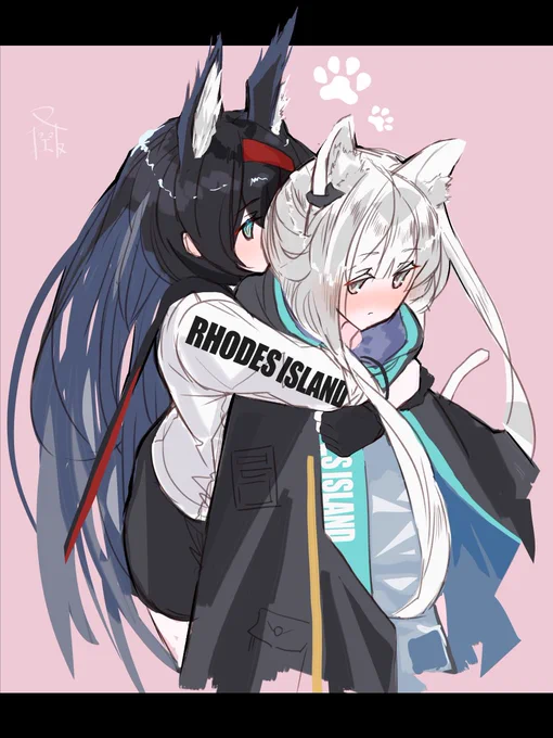 にゃんにゃん #猫の日 #アークナイツ #明日方舟 #Arknights 
