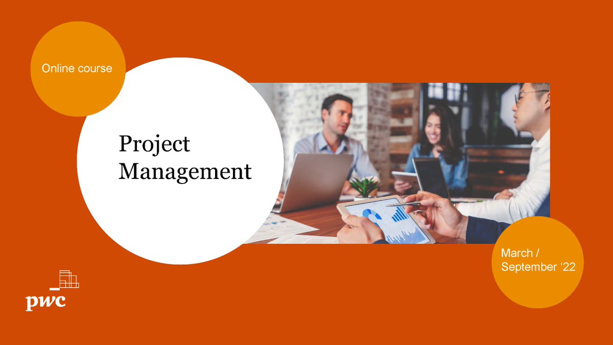 Practical knowledge and skills for successful project management. Real life examples of projects as a basis for learning. For more information please visit 👉lnkd.in/dvPFdTVB #PwC #Management