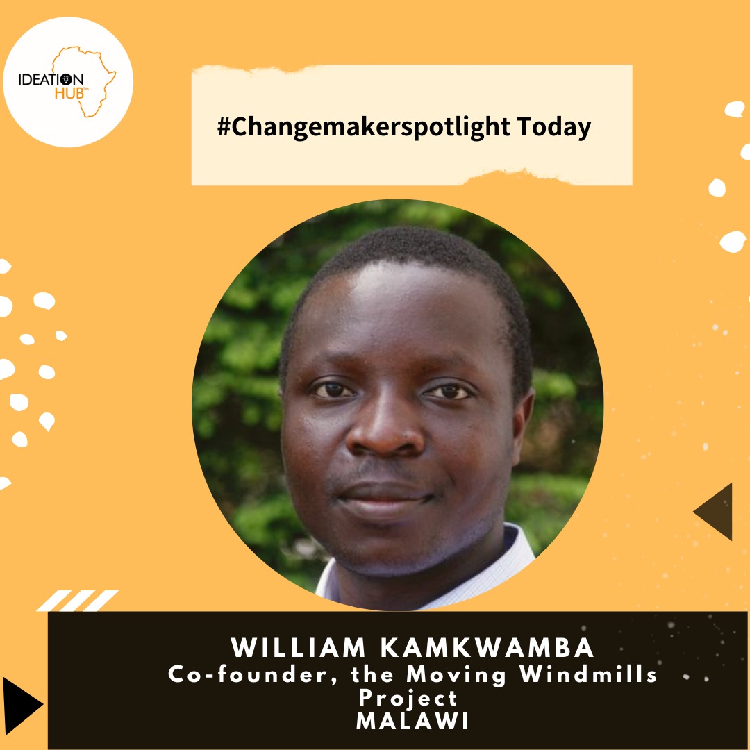 Today we are shining the #Changemakerspotlight on William Kamkwamba, an inventor, engineer, and author born in Malawi.  

When he was 14 years old, he built an electricity-producing windmill from spare parts and scraps, working off of an image in the book “Using Energy.”