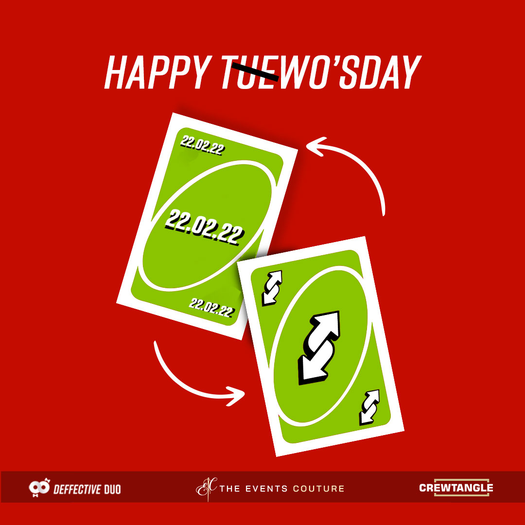 SimplyFlawsome's tweet photo. Happy Twosday Everyone!!
22.02.22

#TuesdayThoughts #Palindrome #Crewtangle #CrewCulture https://t.co/sb7F9isKjt