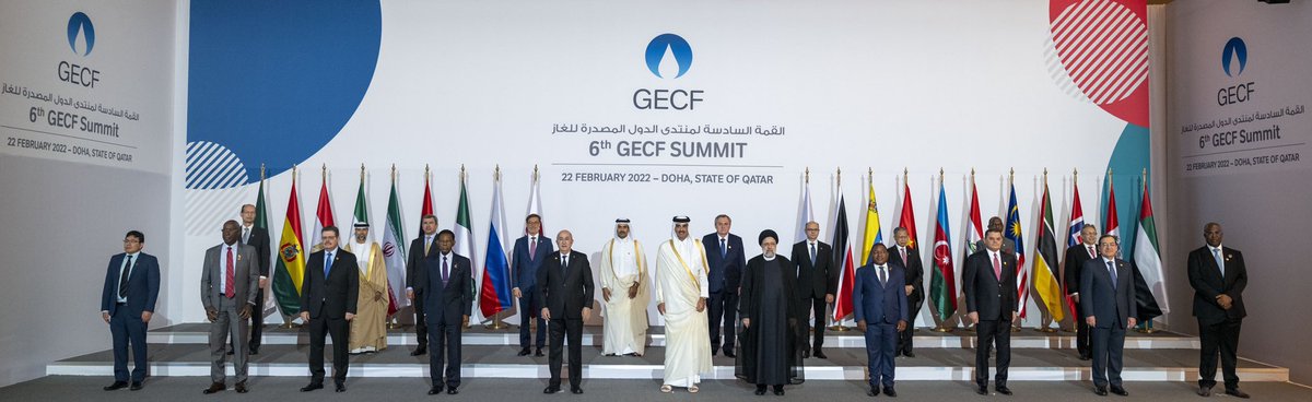 France_Maghreb2's tweet photo. #Qatar #Doha
✅ l'Émir Cheikh Tamim bin Hamad Al Thani à ouvert ce mardi les travaux du 6eme sommet du Forum des pays exportateurs de gaz à Doha, capitale du Qatar avec notamment, la participation des présidents algérien et iranien
#GECF #FPEG #GAZ #ALGÉRIE #IRAN #RUSSIE https://t.co/XQ28R4pj8z