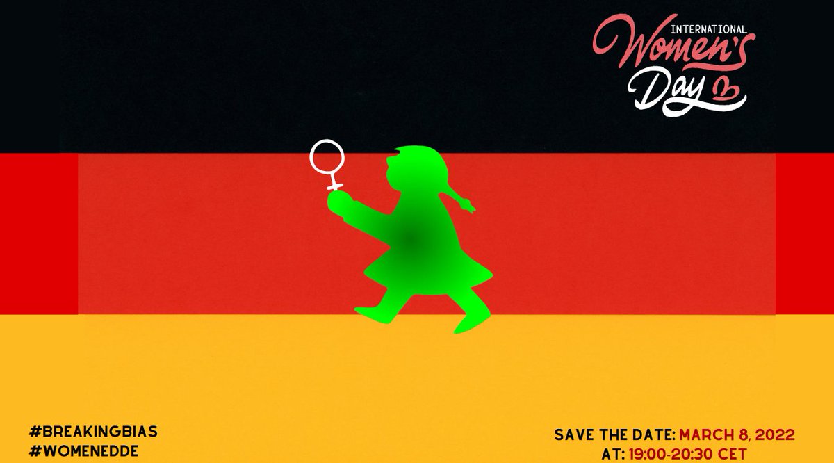 WomenEd DEutschland (Germany) (@womenedde) on Twitter photo Join WomenEdDE this #IWD2022
Tuesday 8 March
19.00 - 20.30 CET
Unpack biases in schools! Learn from <a href="/angeaow/">Angeline Aow (she/her)</a>
& from stories by regional leaders <a href="/loretta_fern/">Loretta Fernando-Smith</a> <a href="/gioia_morasch/">Gioia Morasch</a> <a href="/zaniversity101/">Zan</a> <a href="/CampCliffe/">JuliaCampbell</a>
A #WomenEd event to upskill how to #BreakTheBias!
eventbrite.co.uk/e/womened-brea… Join WomenEdDE this #IWD2022
Tuesday 8 March
19.00 - 20.30 CET
Unpack biases in schools! Learn from <a href="/angeaow/">Angeline Aow (she/her)</a>
& from stories by regional leaders <a href="/loretta_fern/">Loretta Fernando-Smith</a> <a href="/gioia_morasch/">Gioia Morasch</a> <a href="/zaniversity101/">Zan</a> <a href="/CampCliffe/">JuliaCampbell</a>
A #WomenEd event to upskill how to #BreakTheBias!
eventbrite.co.uk/e/womened-brea…