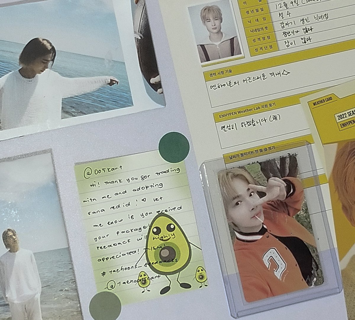 005kart's tweet photo. κ° #005mails κ±
β hii @taehoonscart ni-ki and sana came home safely. thank you for trading with me letting me adopt them ! secured and vv pretty ng packaging ++ thank you sm sa freebies ! 'til our next transaction po ! <3
#taehoons_feedbacks https://t.co/7CNyKJ66xT