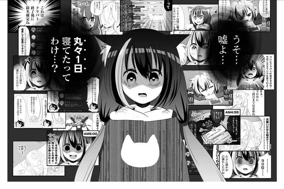 猫の日らしいから、以前描いたキャルちゃんでも再掲3。
※クラバトで寝落ち凸漏れしたキャルちゃん
#プリコネR 