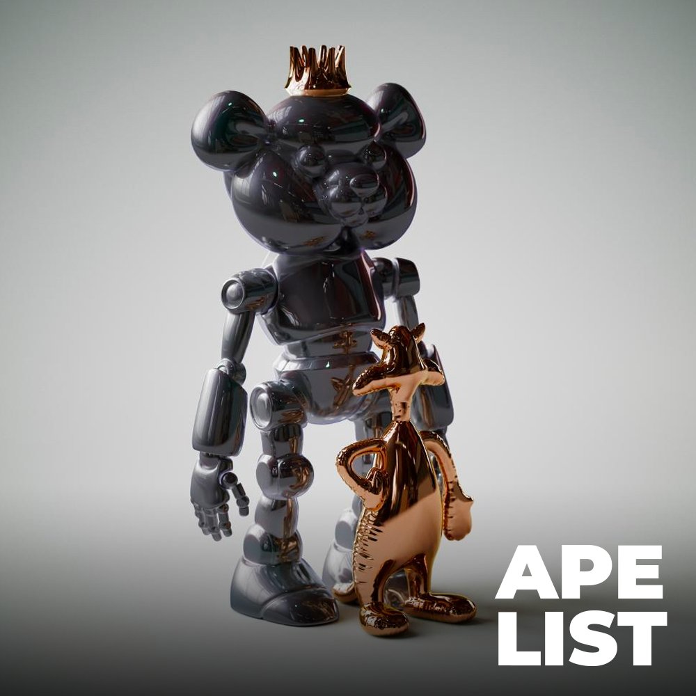 We are excited to share our collab with <a href="/koonimalsnft/">Koonimals by Ludwig Koons</a> 

Apes ♥️ Koonimals