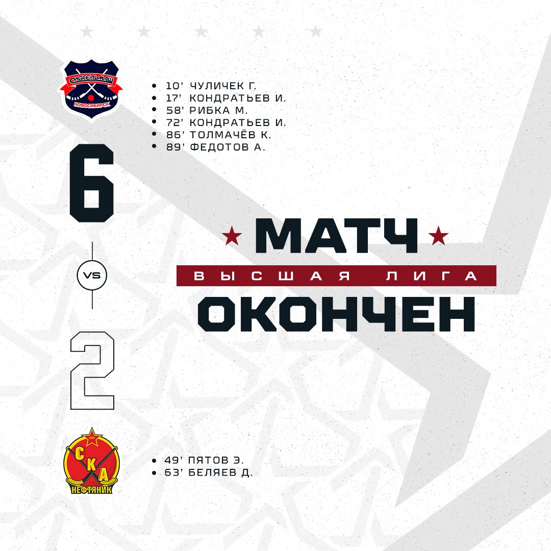 Теряем очень нужные нам очки….

🗓 Завтра в Новосибирске «СКА-Нефтяник-2» проведёт повторный матч.

#SKAbandy #SKA2
#СКАнефтяник2 #Хабаровск #Хабаровскийкрай #Хоккейсмячом #хсм