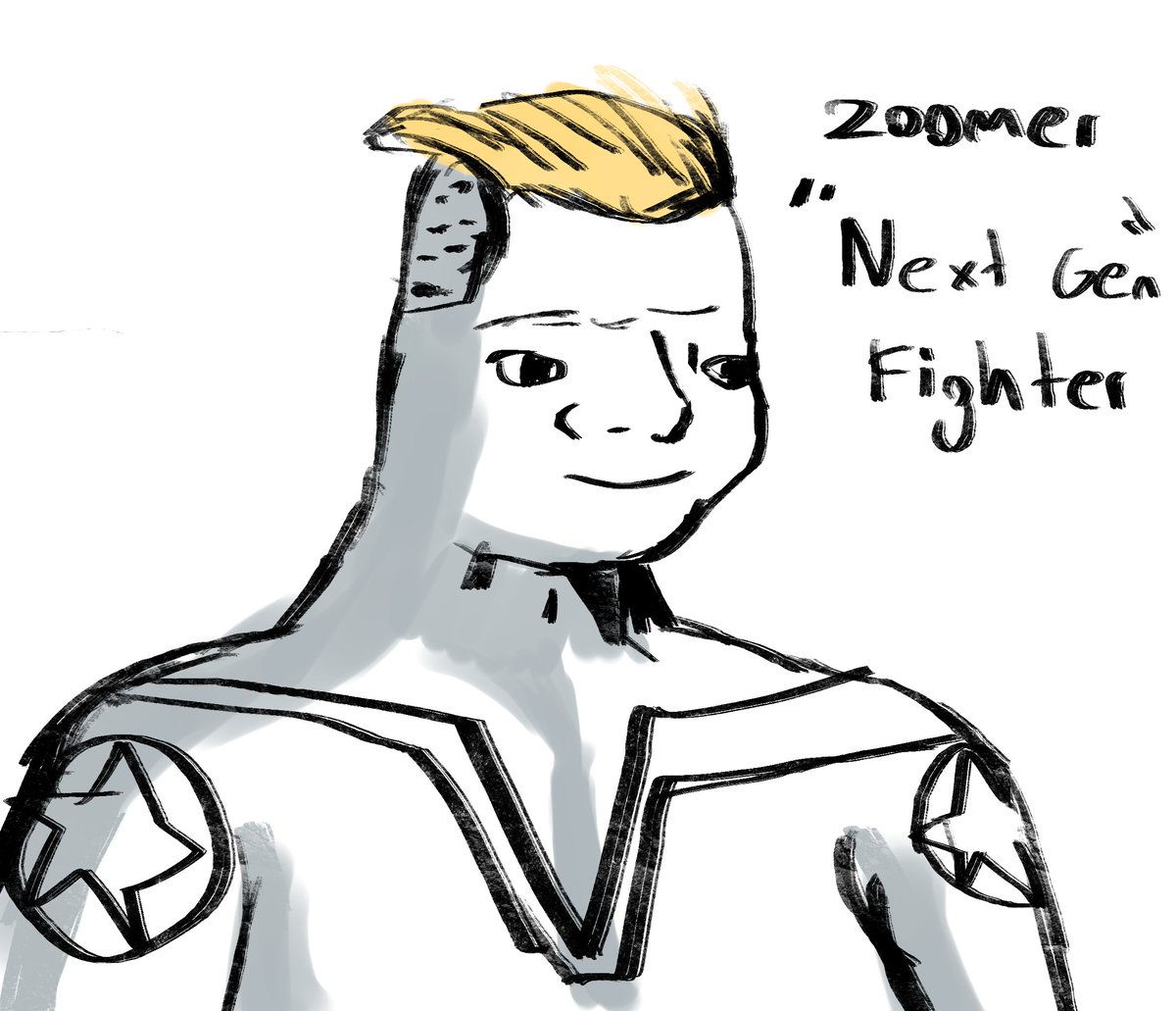 street fighter 6 is looking good 

(repost because i wanted to draw zoomer luke as well) 