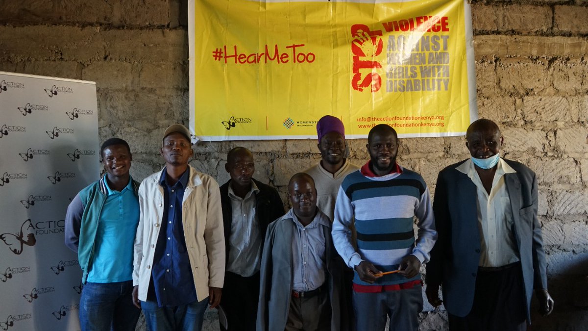 TheActionKenya's tweet photo. Last week, the Ibuka program ran a male community change agent 2-day training. The activity created awareness of the prevailing gender-based violence against women and girls with disabilities. It also unpacked the #negativestereotypes and attitudes that exist.
#GBV #EndViolence https://t.co/6CE7w5bqLa
